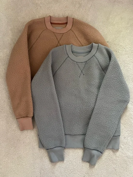 EVERLANE RENEW TEDDY FLEECE. - Picture 1 of 8